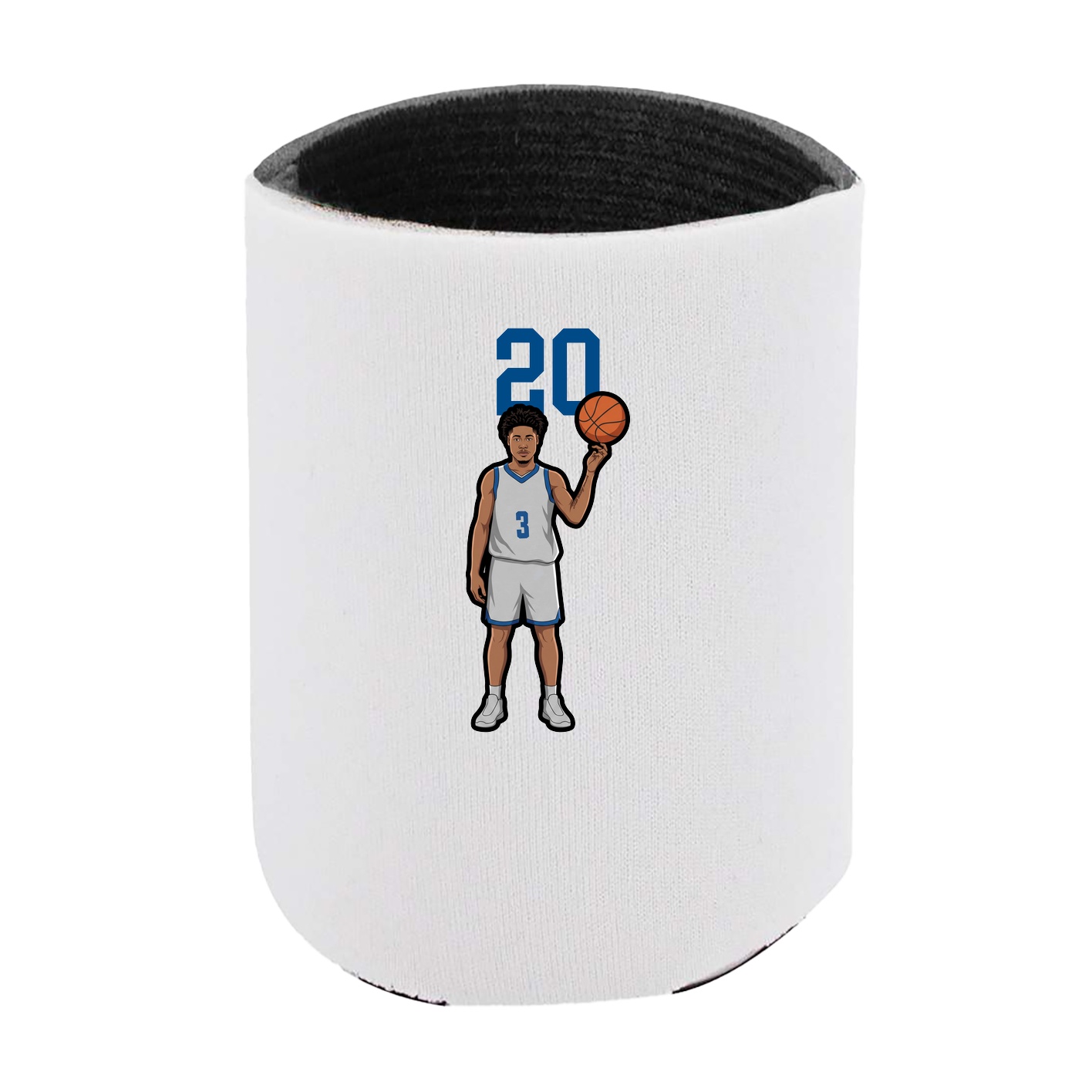 Can Holder — Number Top in White
