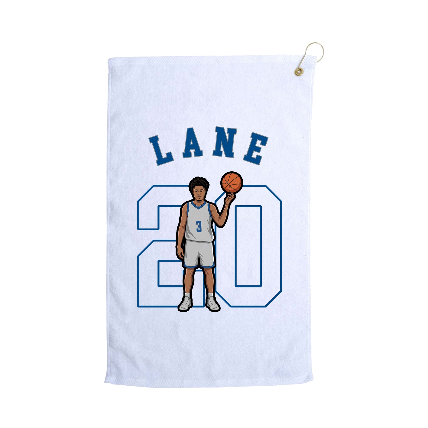 Golf Towel — Shirsey Arch in White