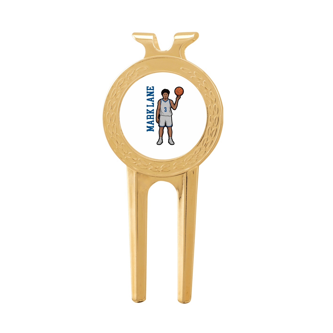 Divot Tool with Ball Marker — Name Vertical in Classic