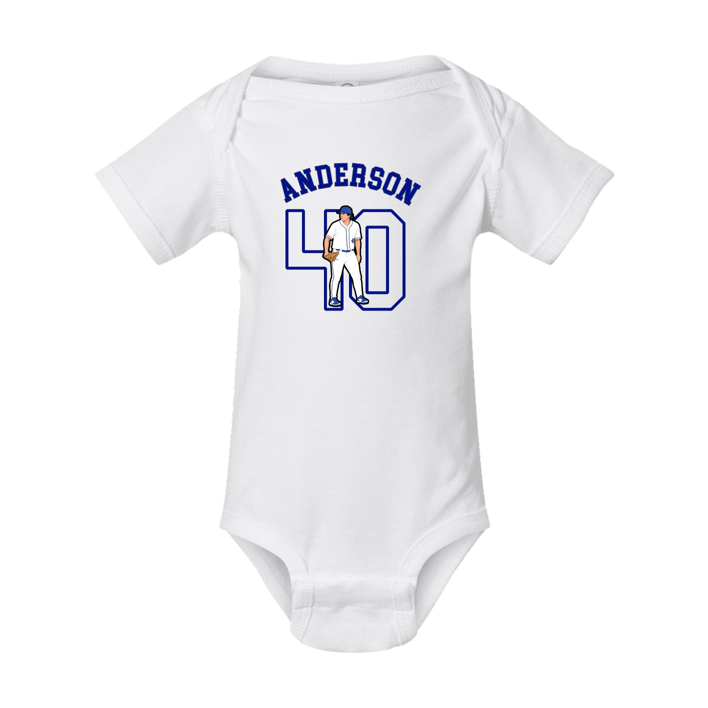 Baby Onesie — Shirsey Arch in White