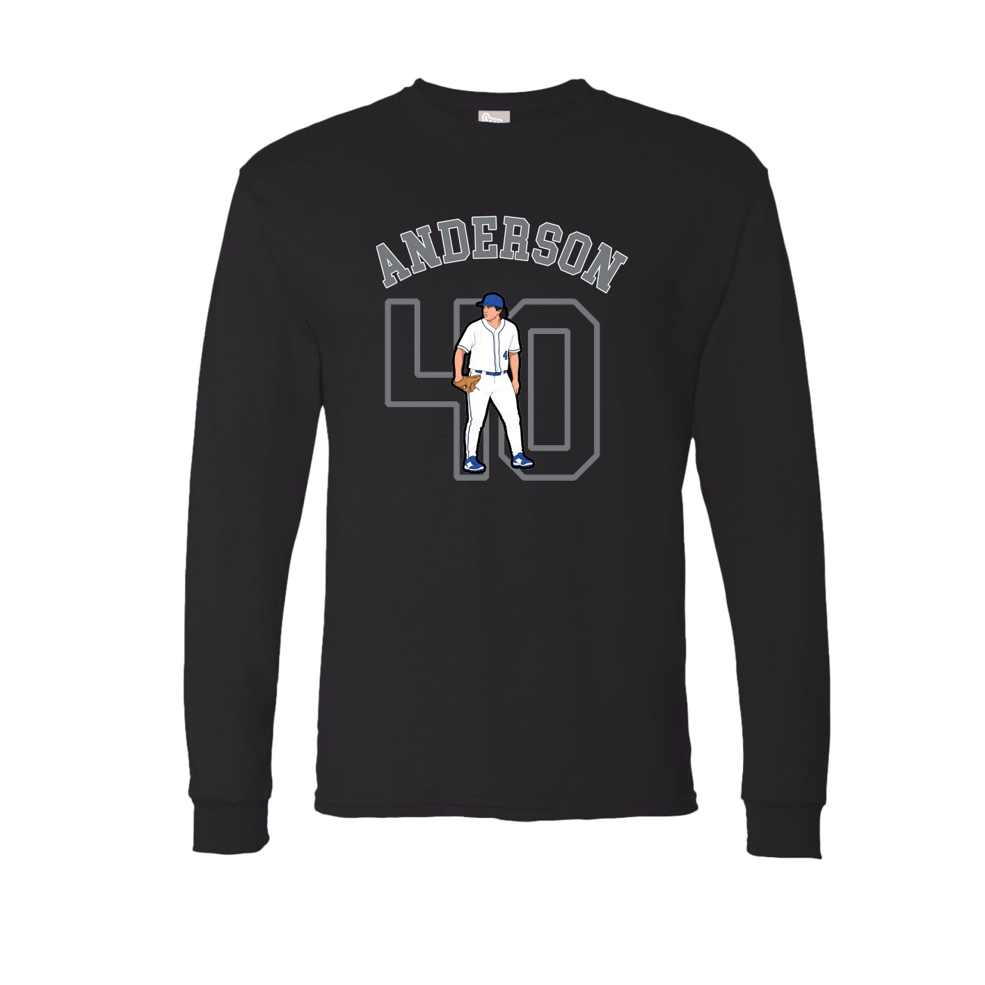 Long Sleeve Tee — Shirsey Arch in Black