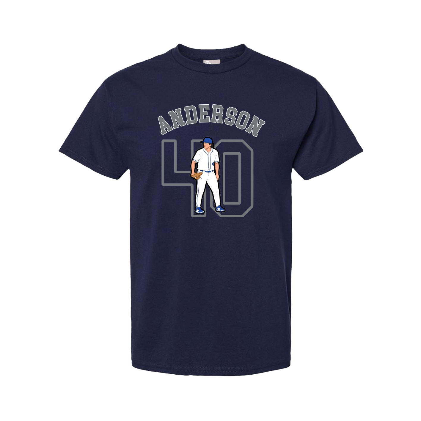 Youth Tee — Shirsey Arch in Navy