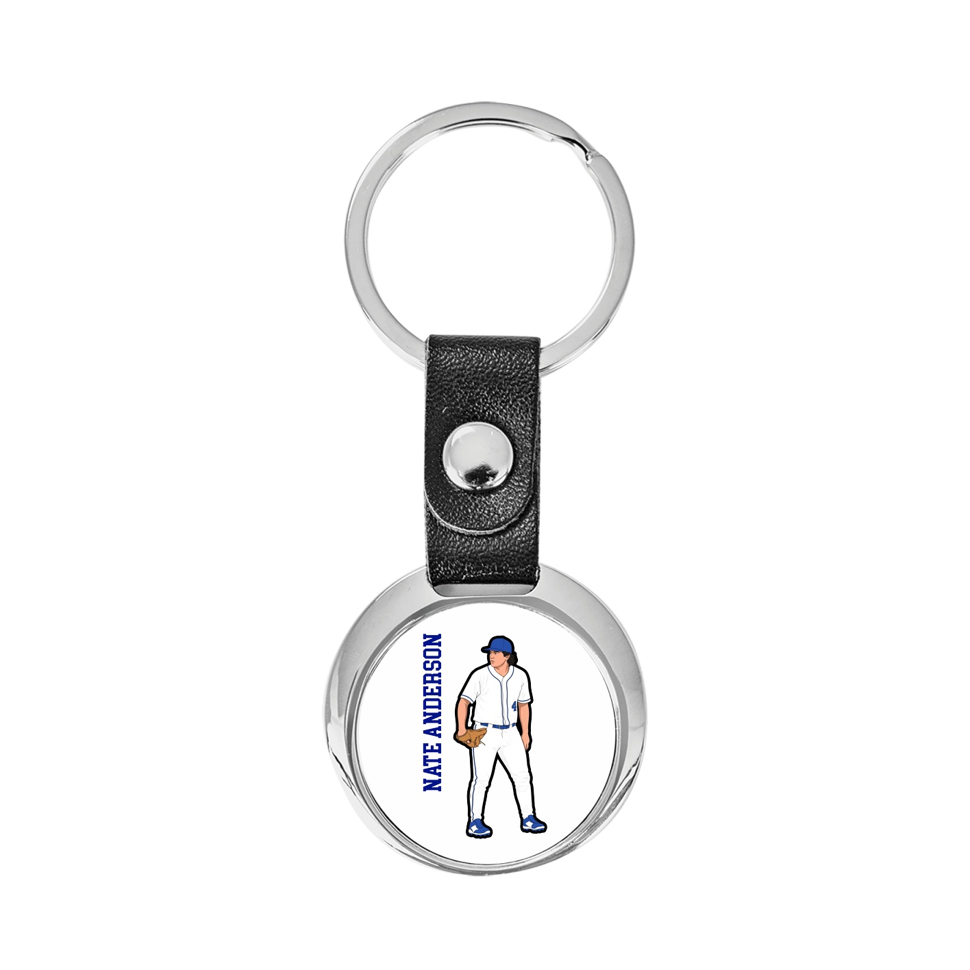 Key Chain — Name Vertical in Classic