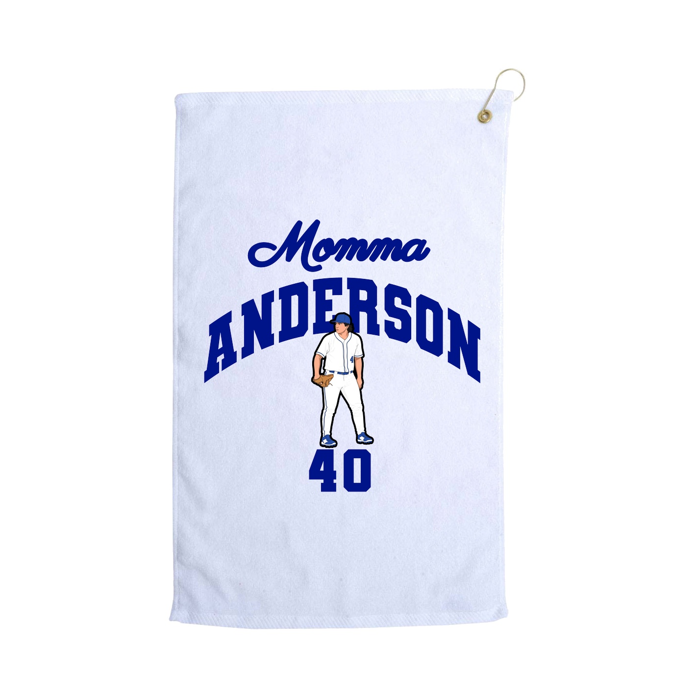 Golf Towel — Mothers Day Arch in White