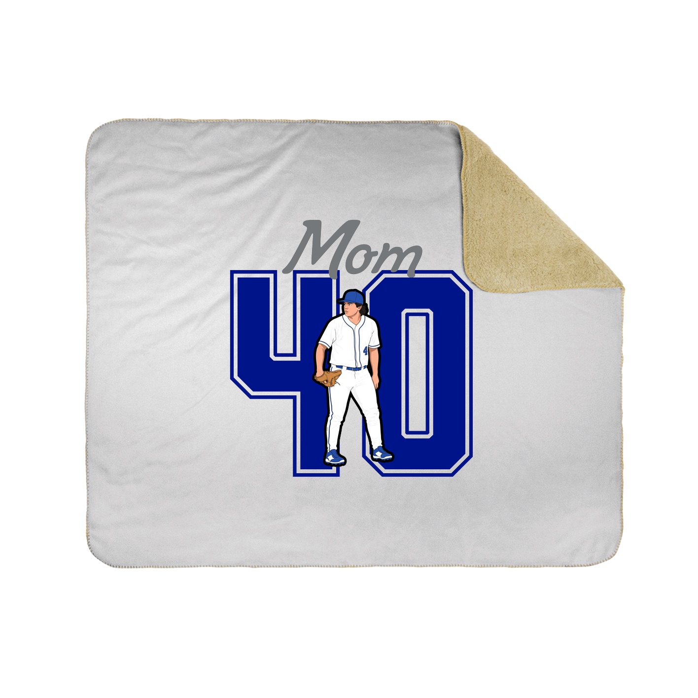 Throw Blanket — Mothers Day Shirsey in White