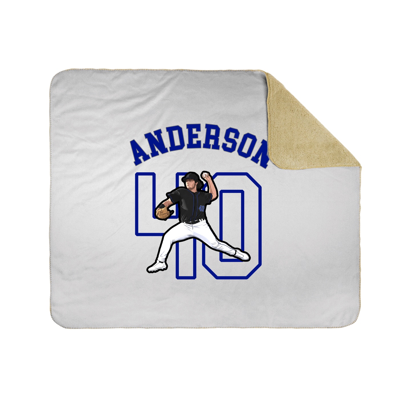 Throw Blanket — Shirsey Arch in White