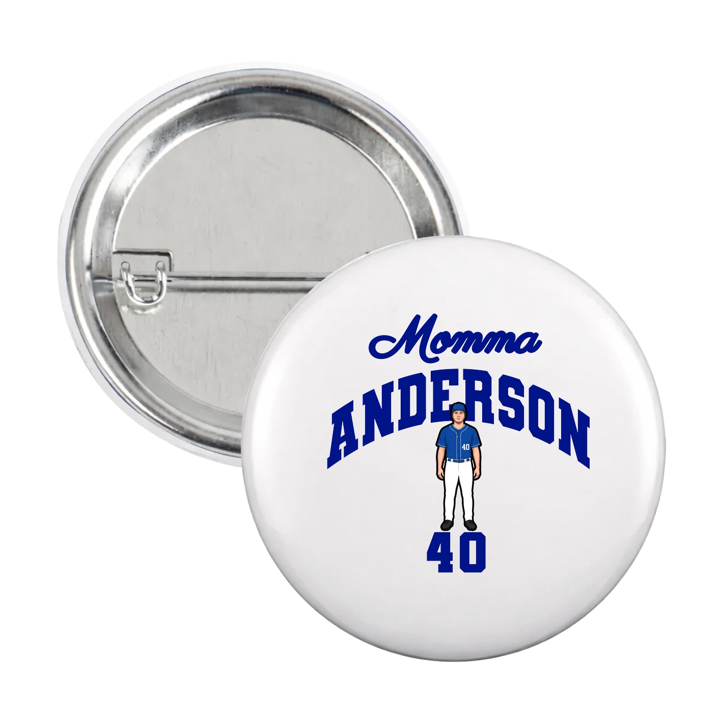 Game Day Button — Mothers Day Arch in White