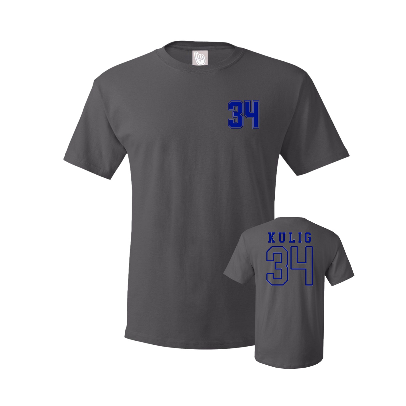 Tee — Chest Back in Grey
