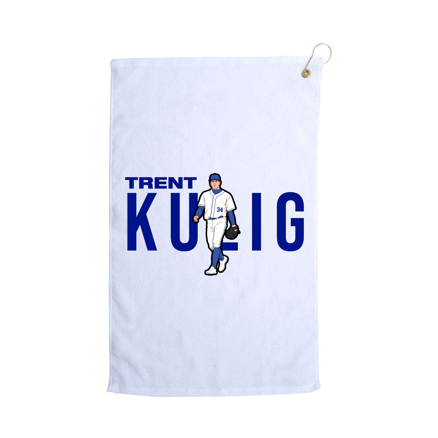 Golf Towel — Player Name in White
