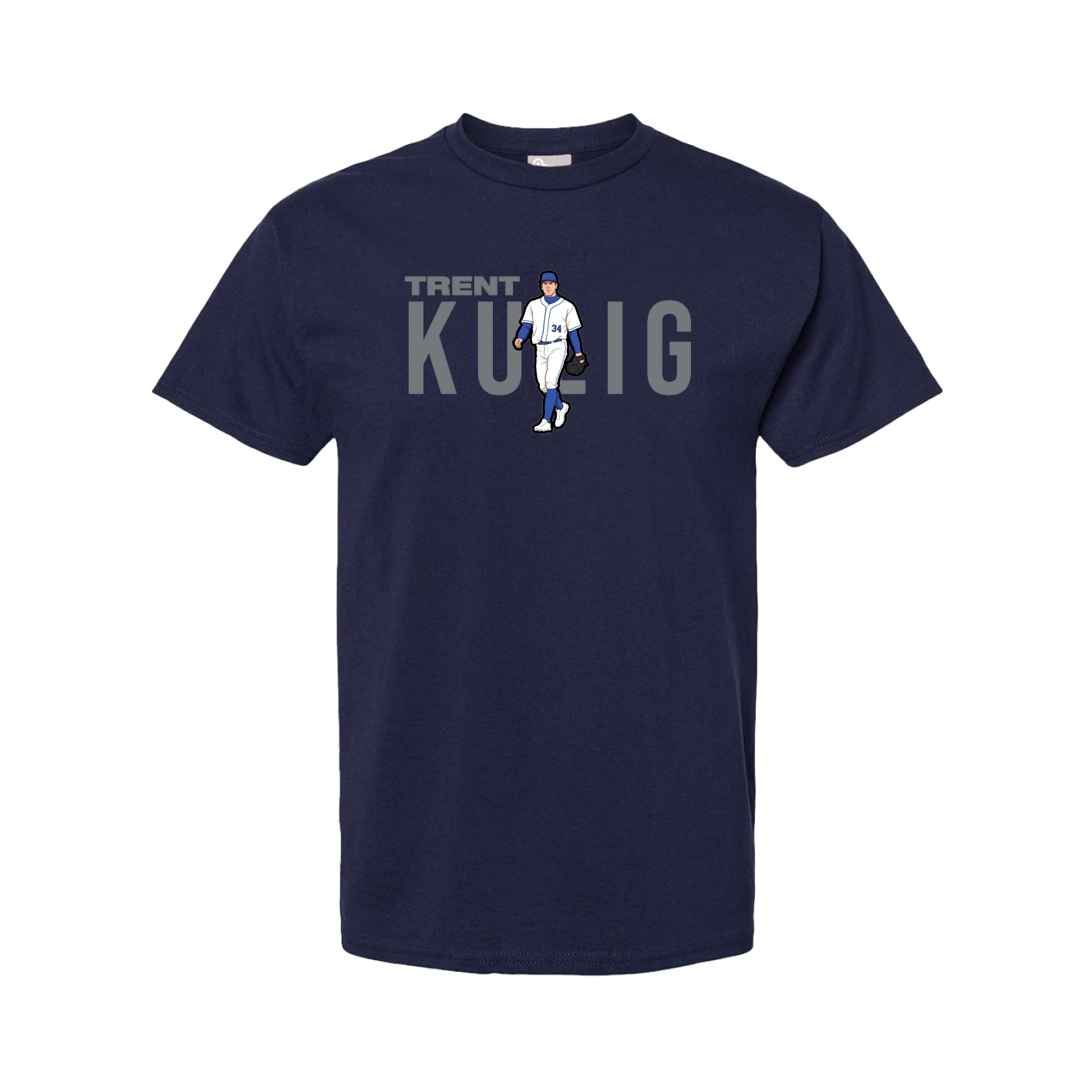 Youth Tee — Player Name in Navy