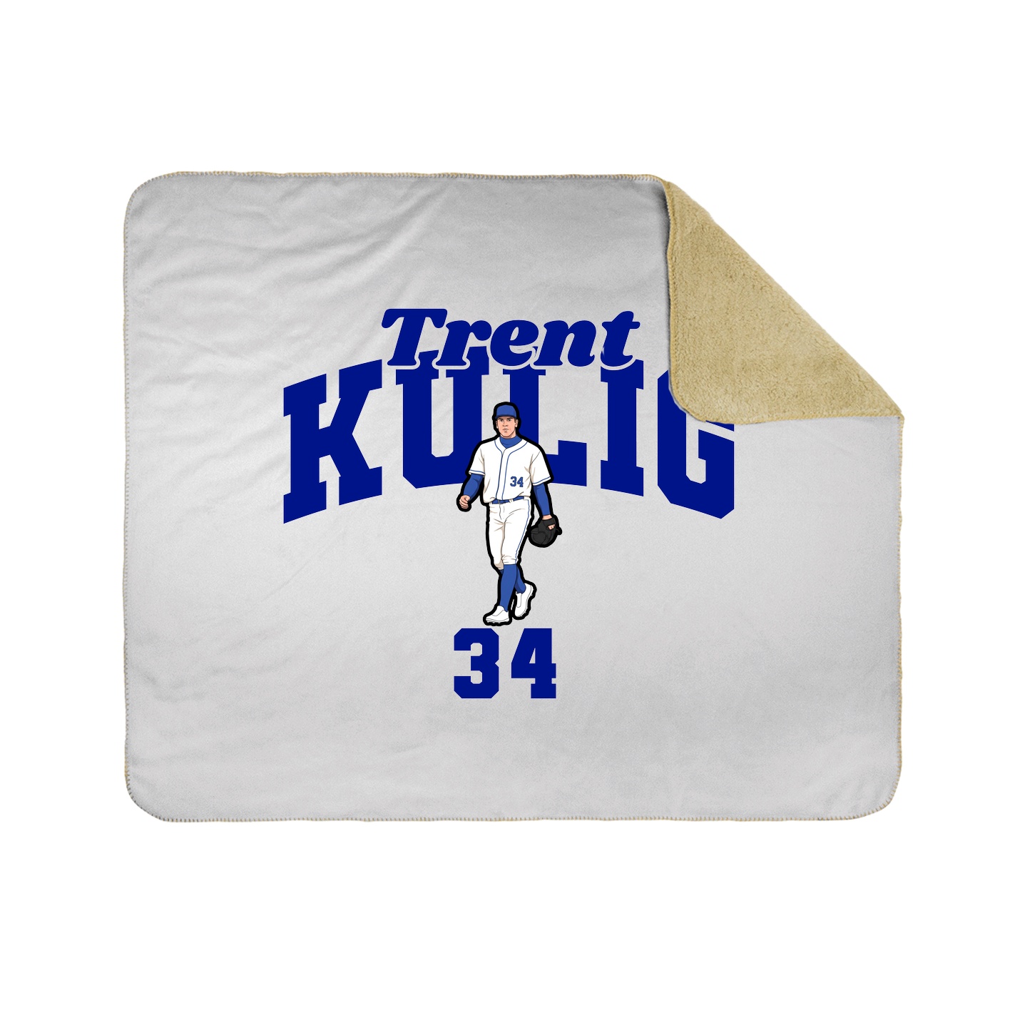 Throw Blanket — Signature Arch in White