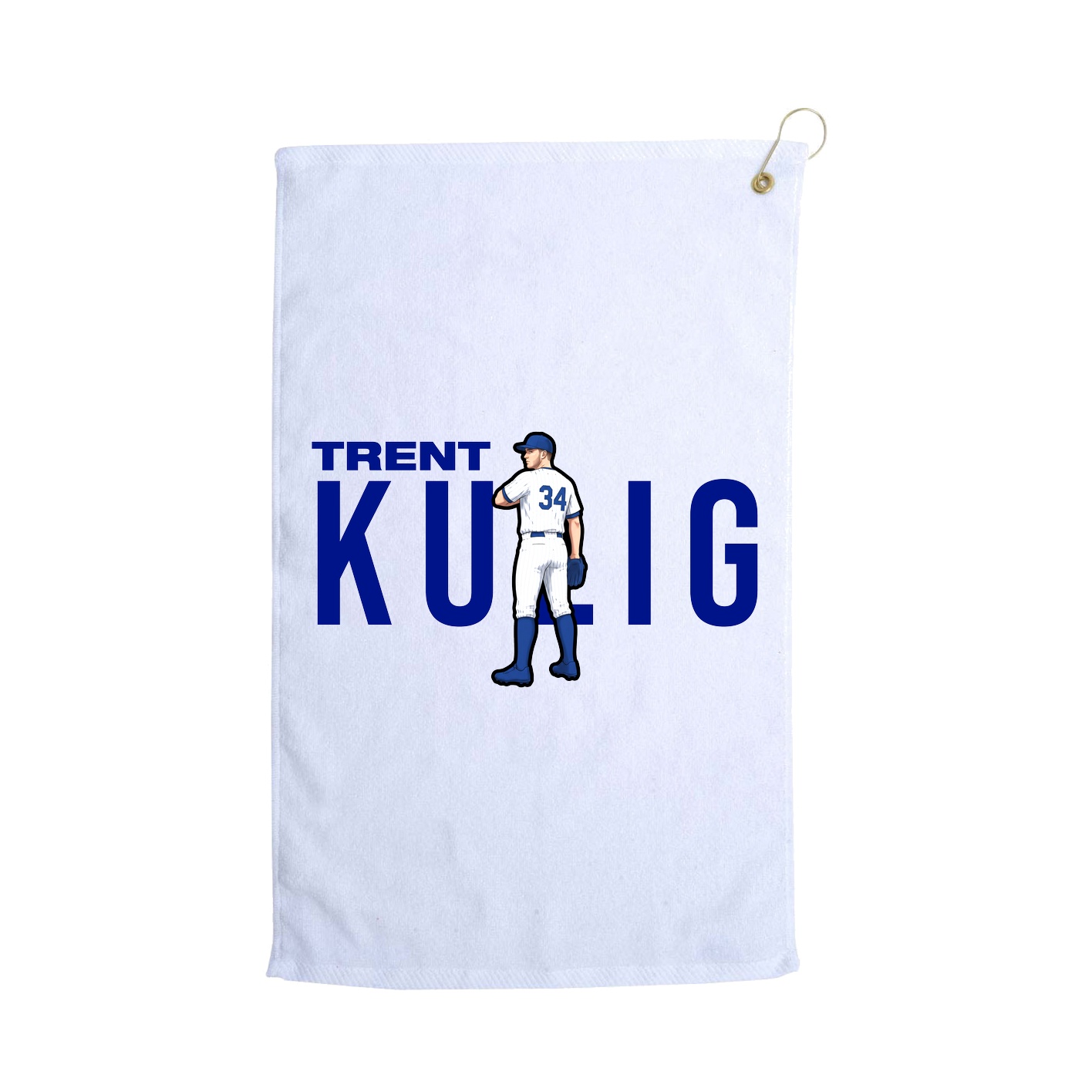 Golf Towel — Player Name in White
