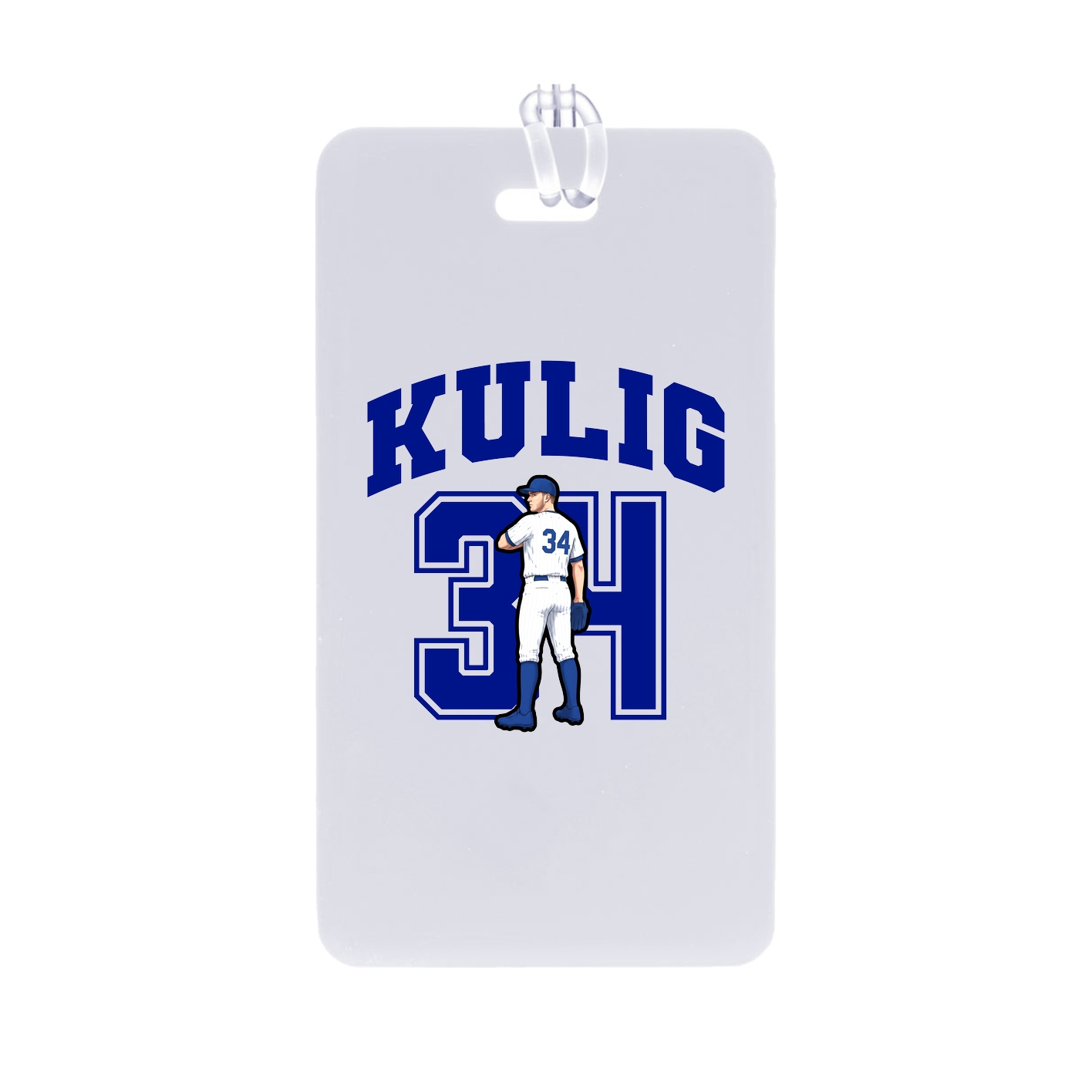 Bag Tag — Number in Classic
