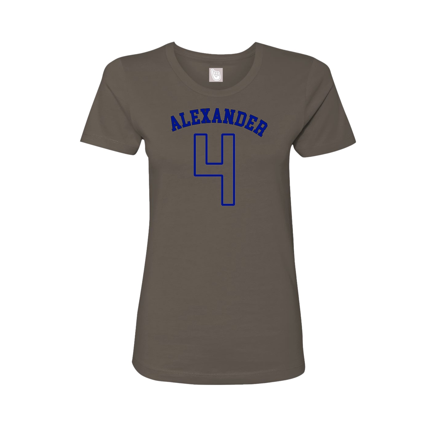 Fitted Women's Tee — Shirsey Arch in Grey