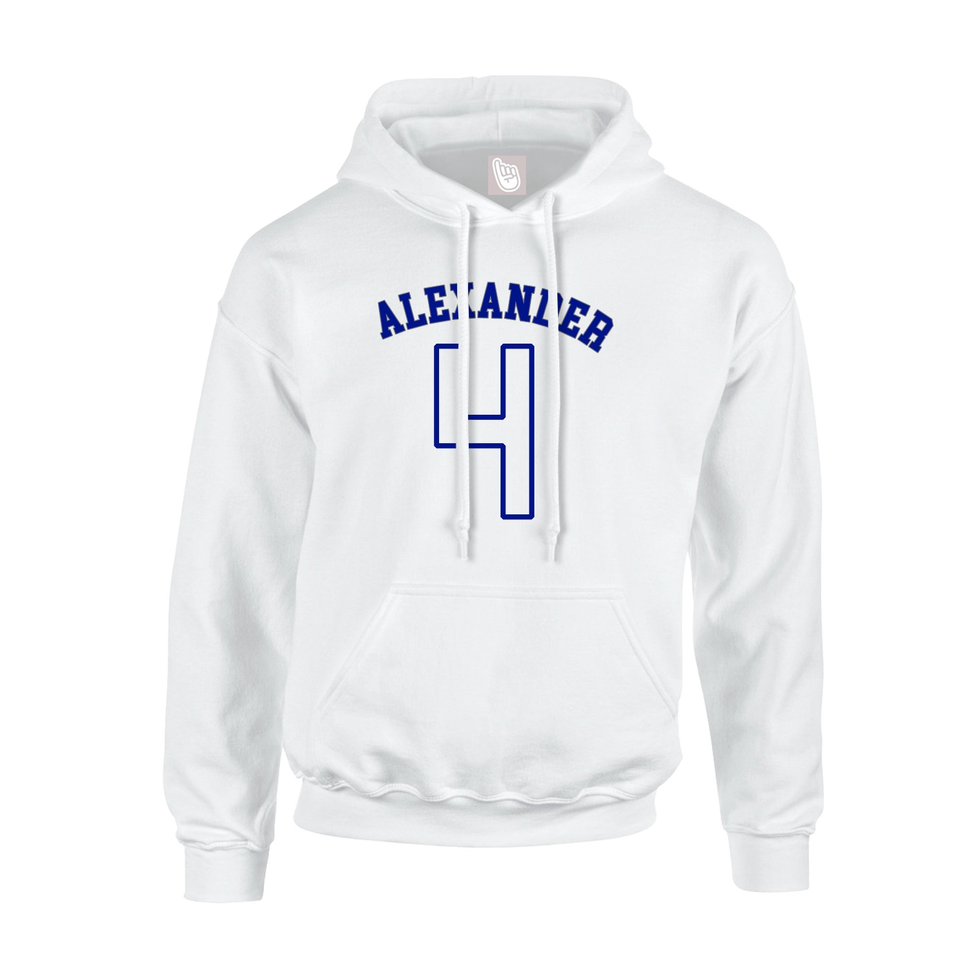 Hoodie — Shirsey Arch in White