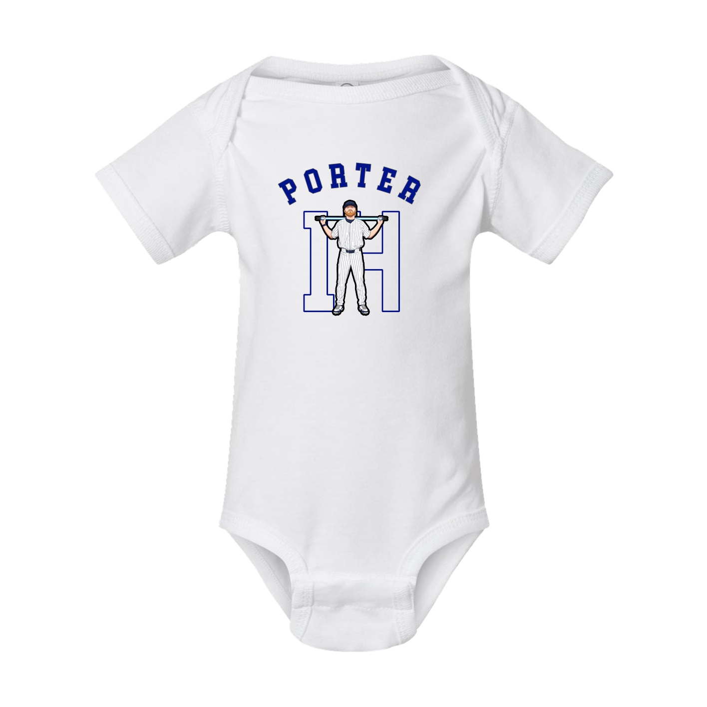 Baby Onesie — Shirsey Arch in White