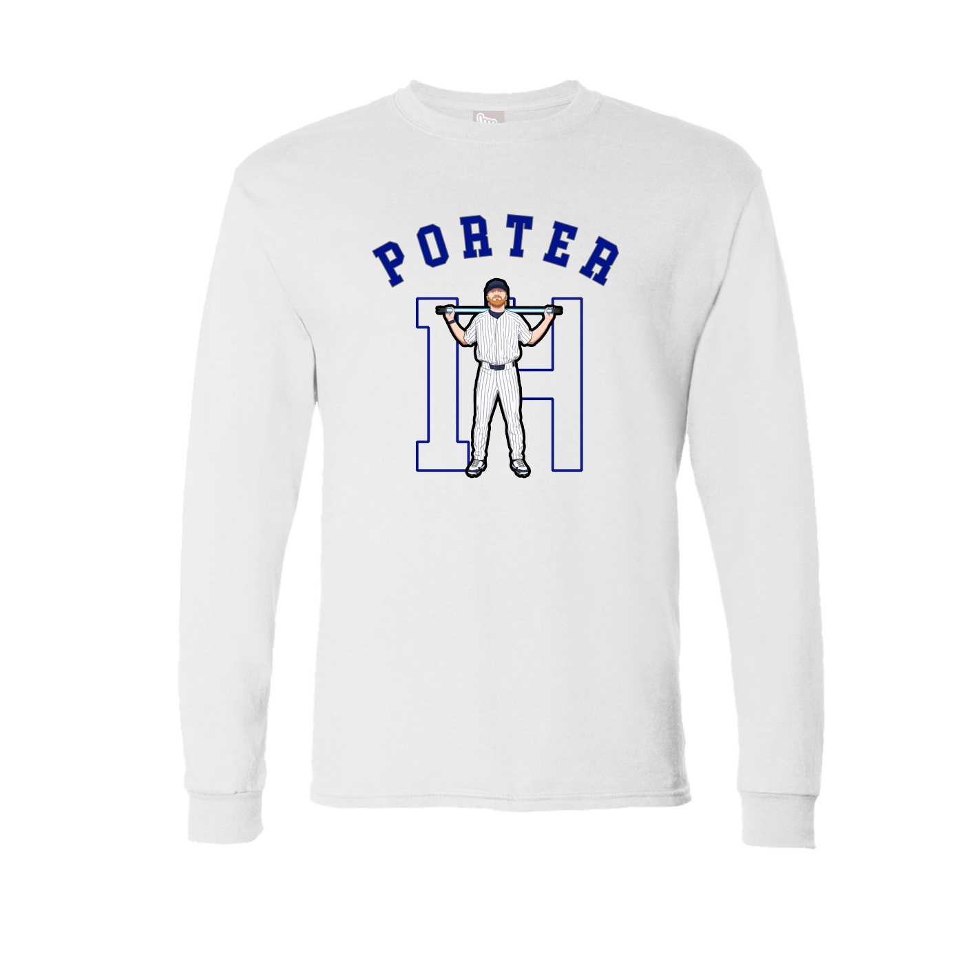 Long Sleeve Tee — Shirsey Arch in White