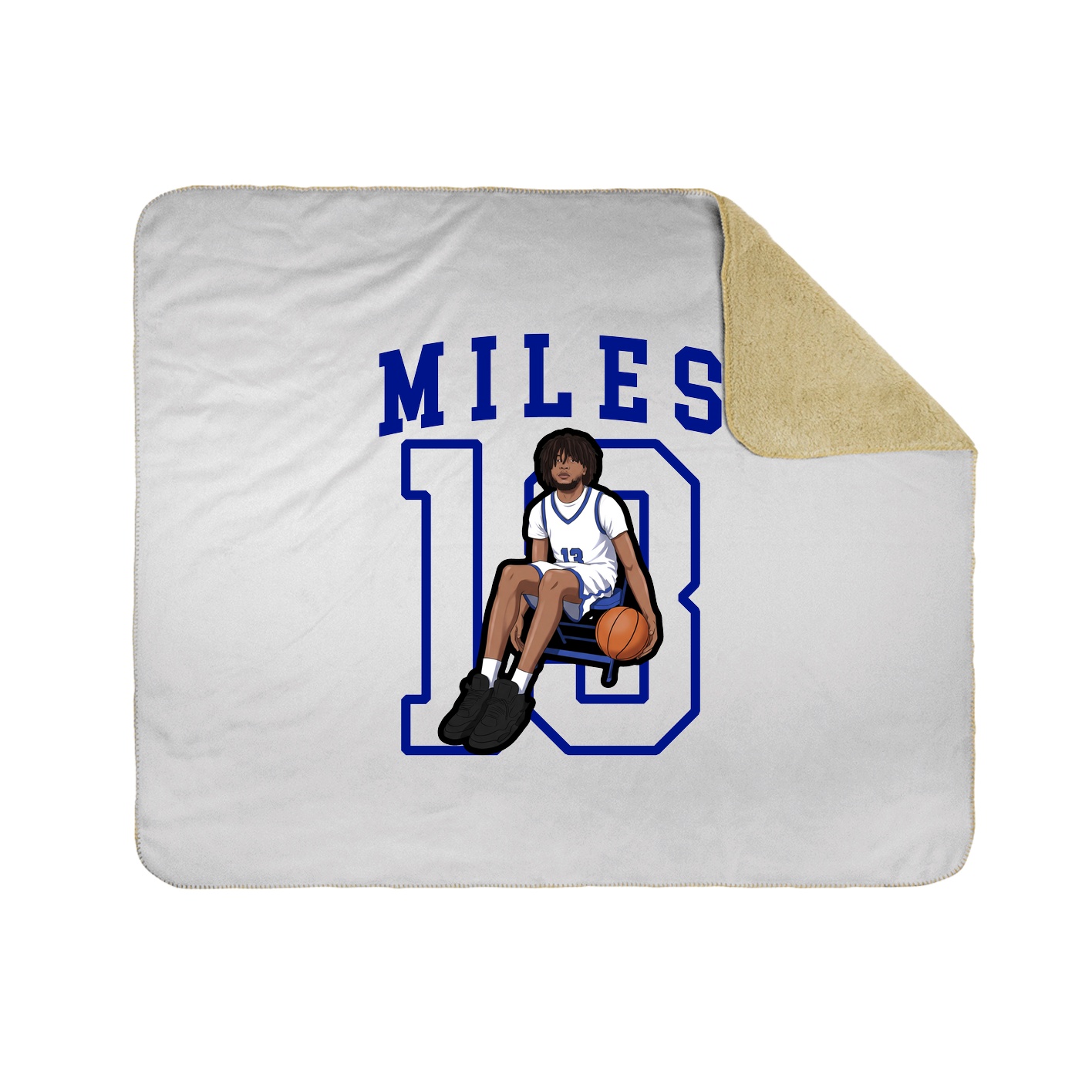 Throw Blanket — Shirsey in White