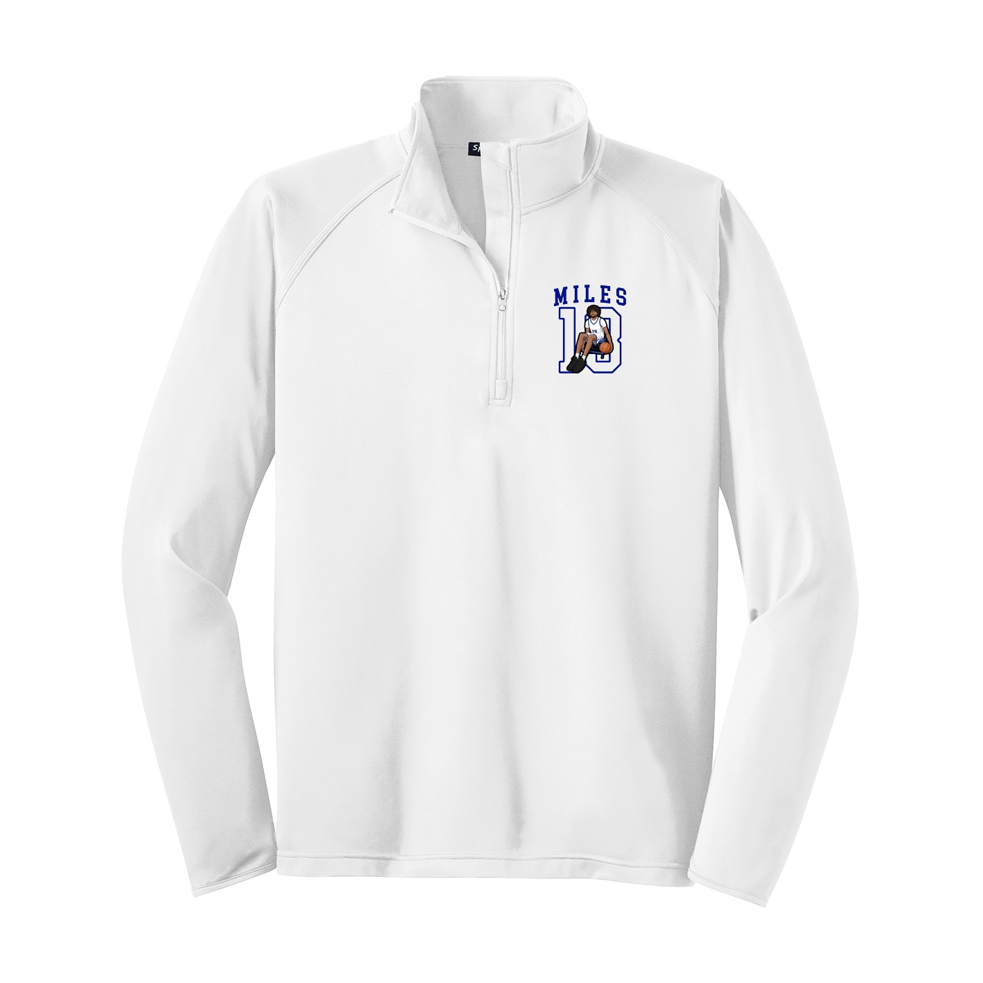 Q-Zip Pullover — Shirsey in White