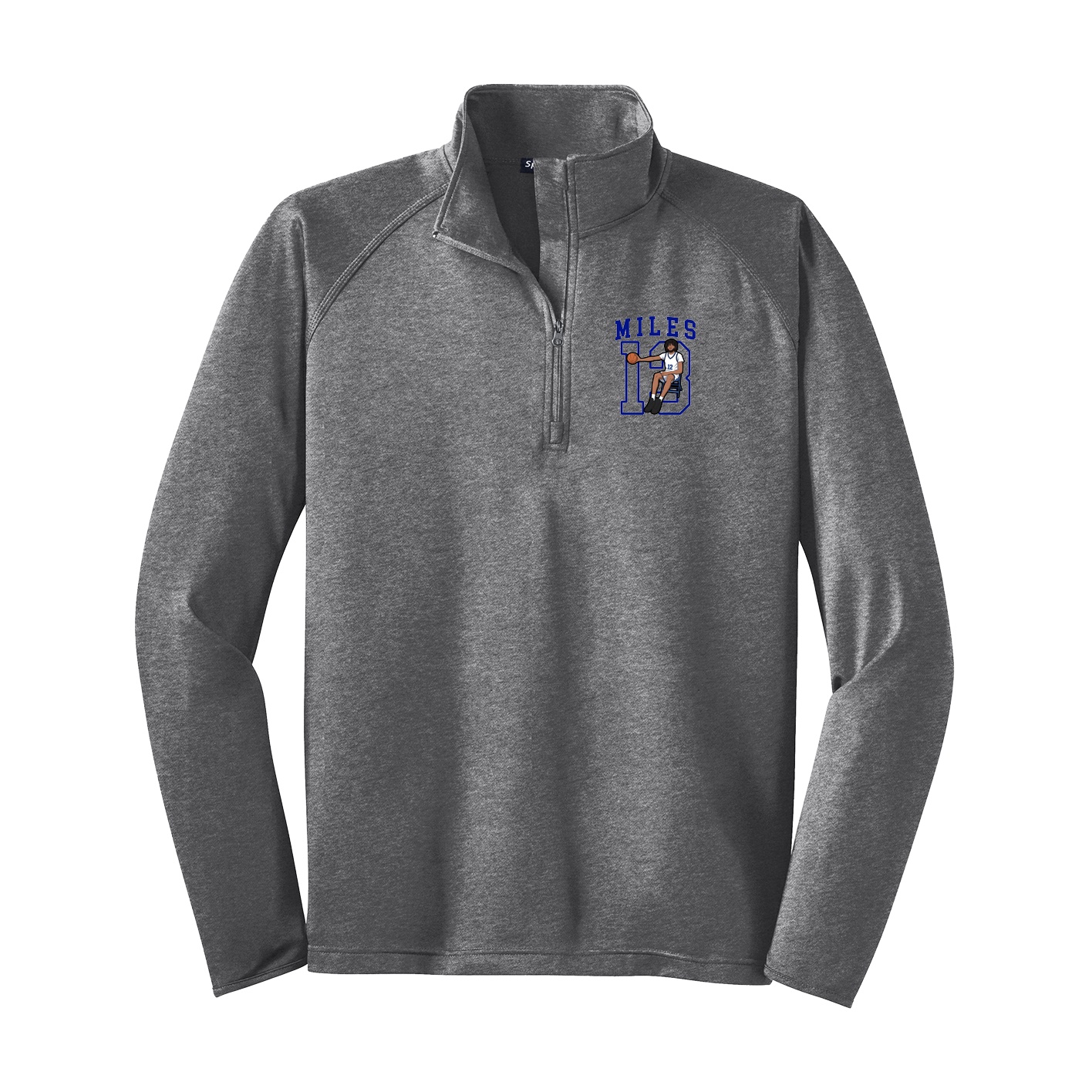Q-Zip Pullover — Shirsey in Grey