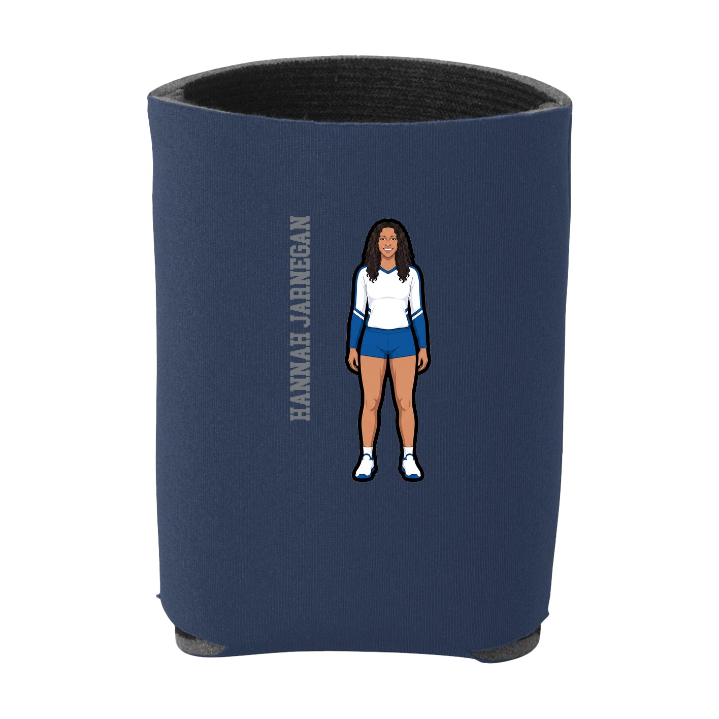 Can Holder — Name Vertical in Navy