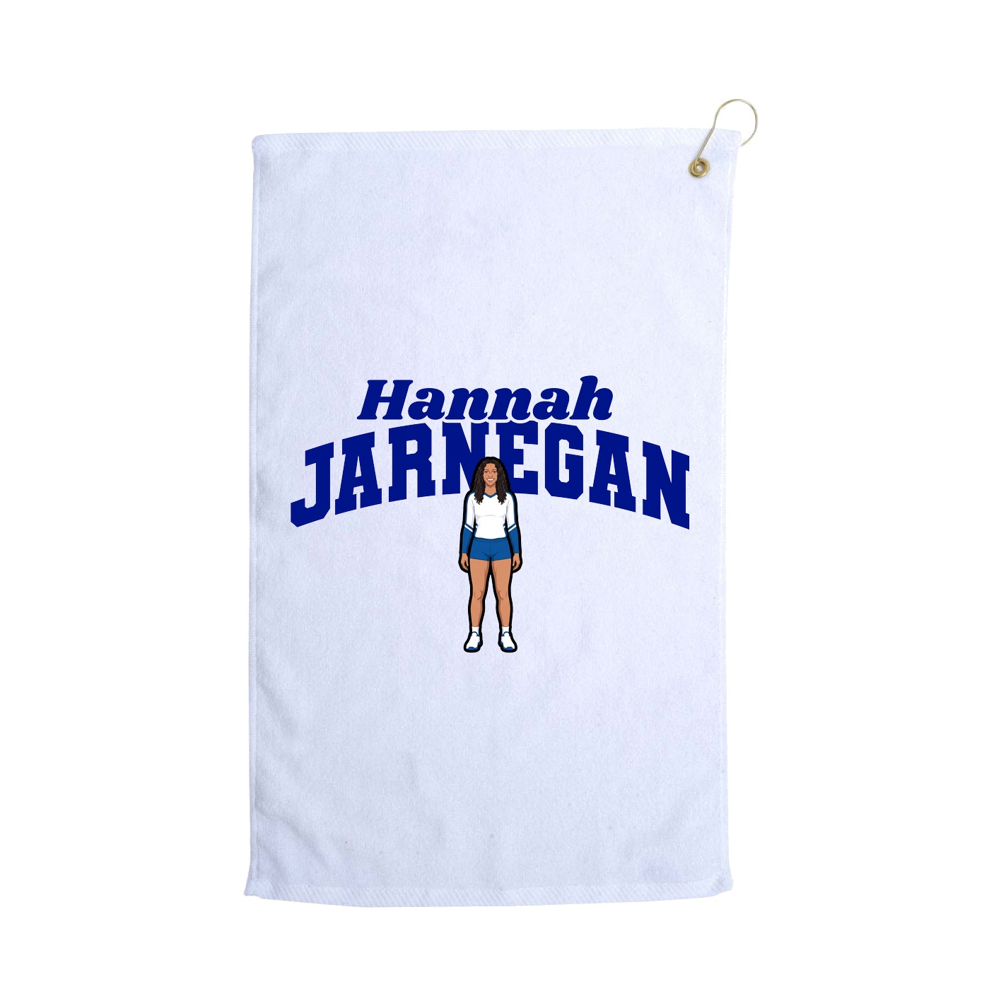 Golf Towel — Signature Arch in White