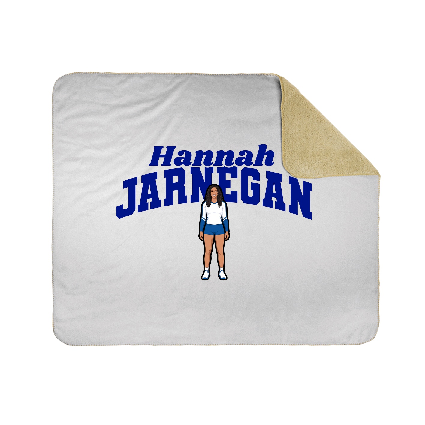 Throw Blanket — Signature Arch in White