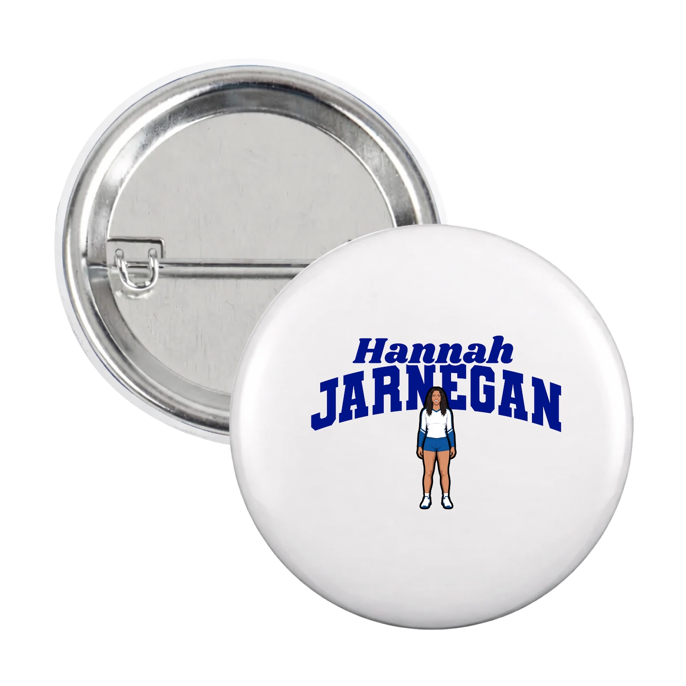 Game Day Button — Signature Arch in White