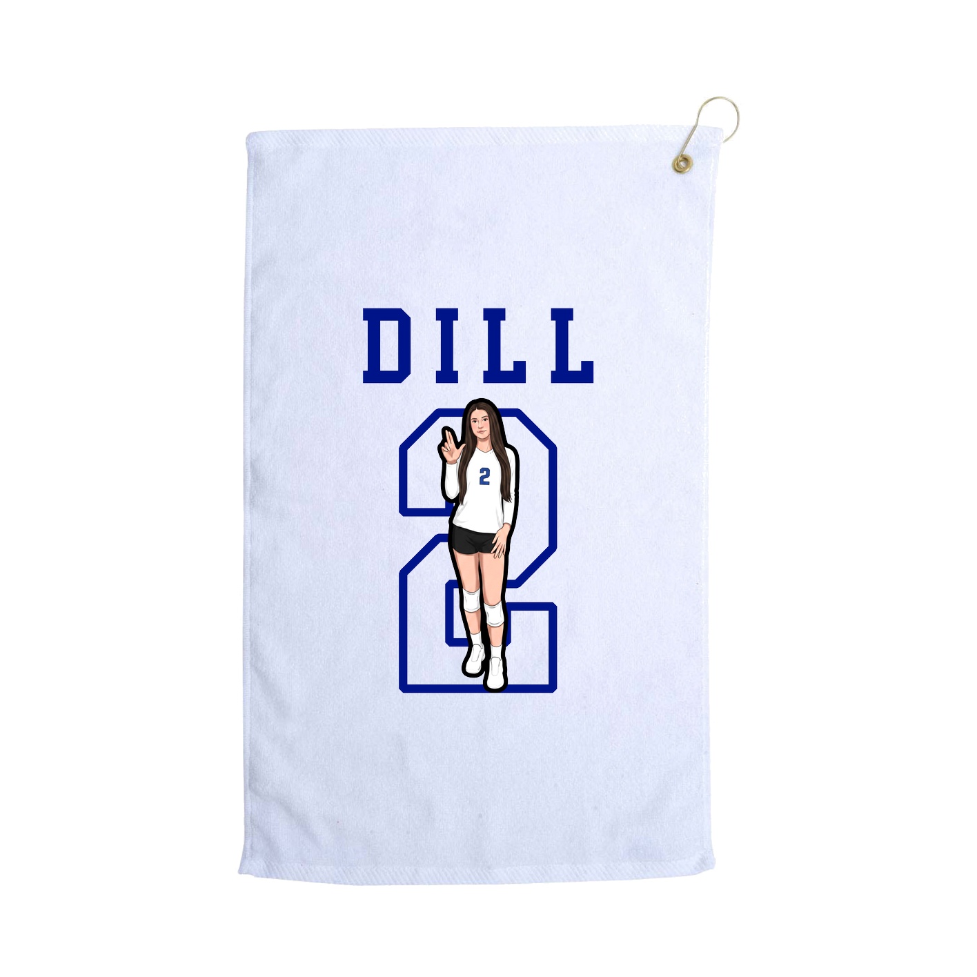 Golf Towel — Shirsey in White