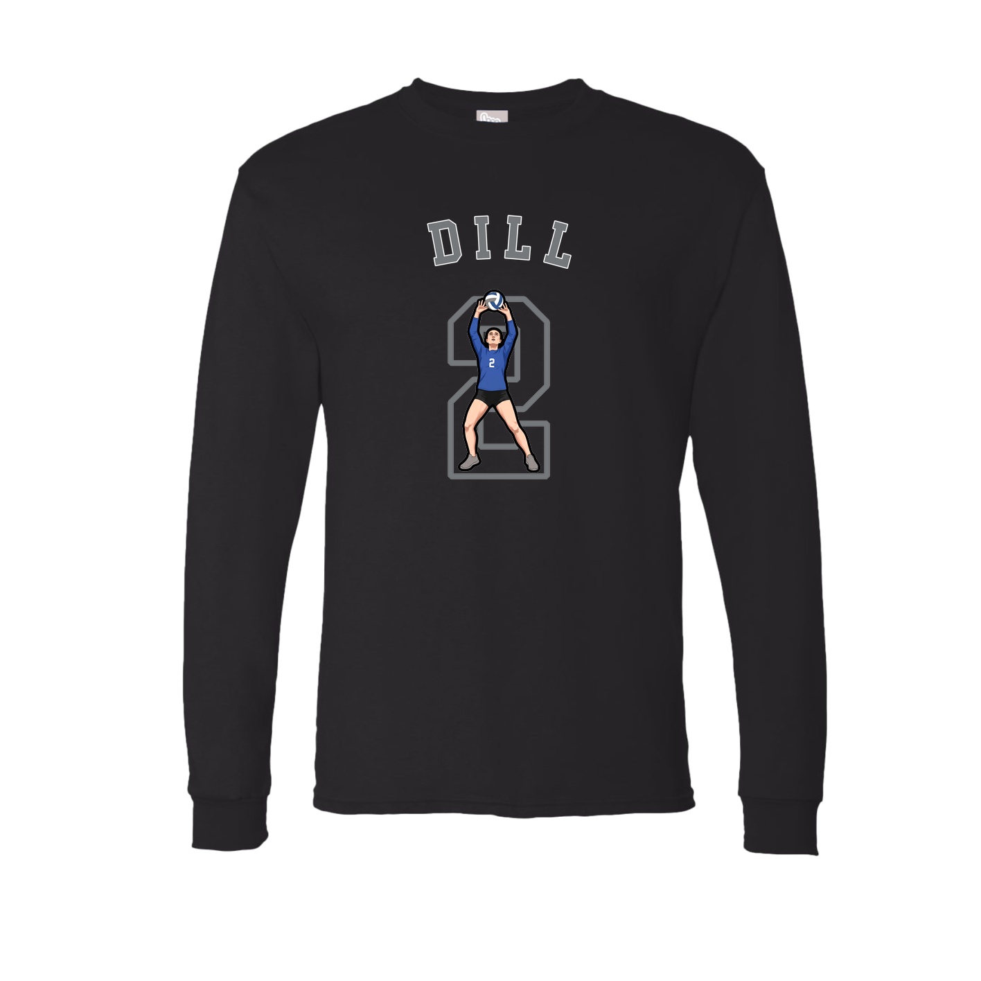 Long Sleeve Tee — Shirsey Arch in Black