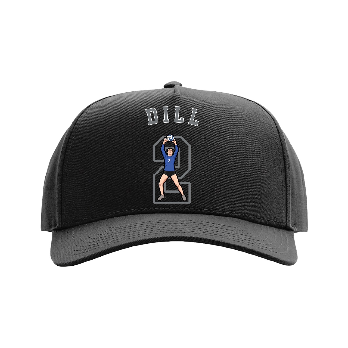 Full Fabric Five-Panel Champ Cap