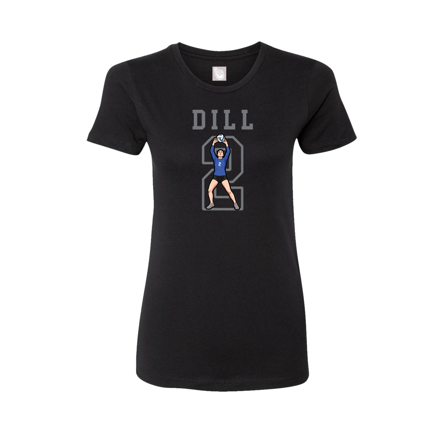 Fitted Women's Tee — Shirsey in Black