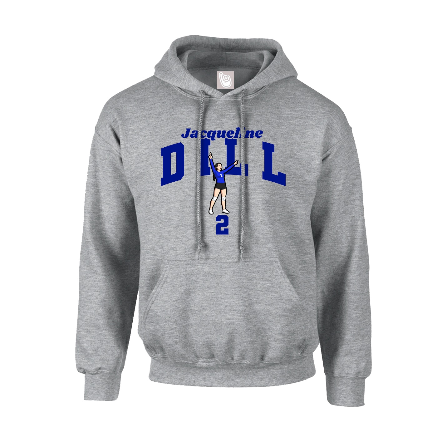 Hoodie — Signature Arch in Grey