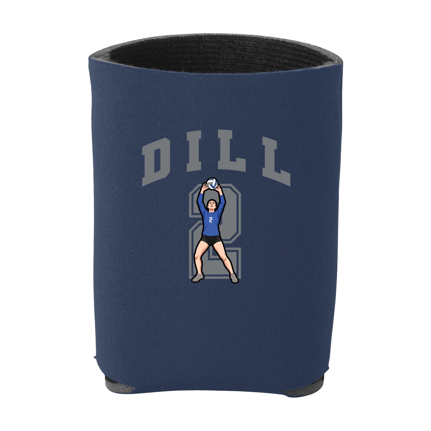 Can Holder — Number in Navy