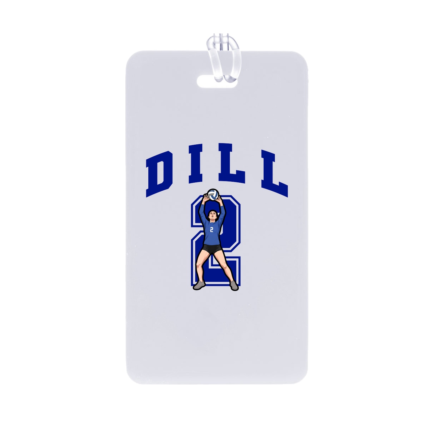 Bag Tag — Number in Classic