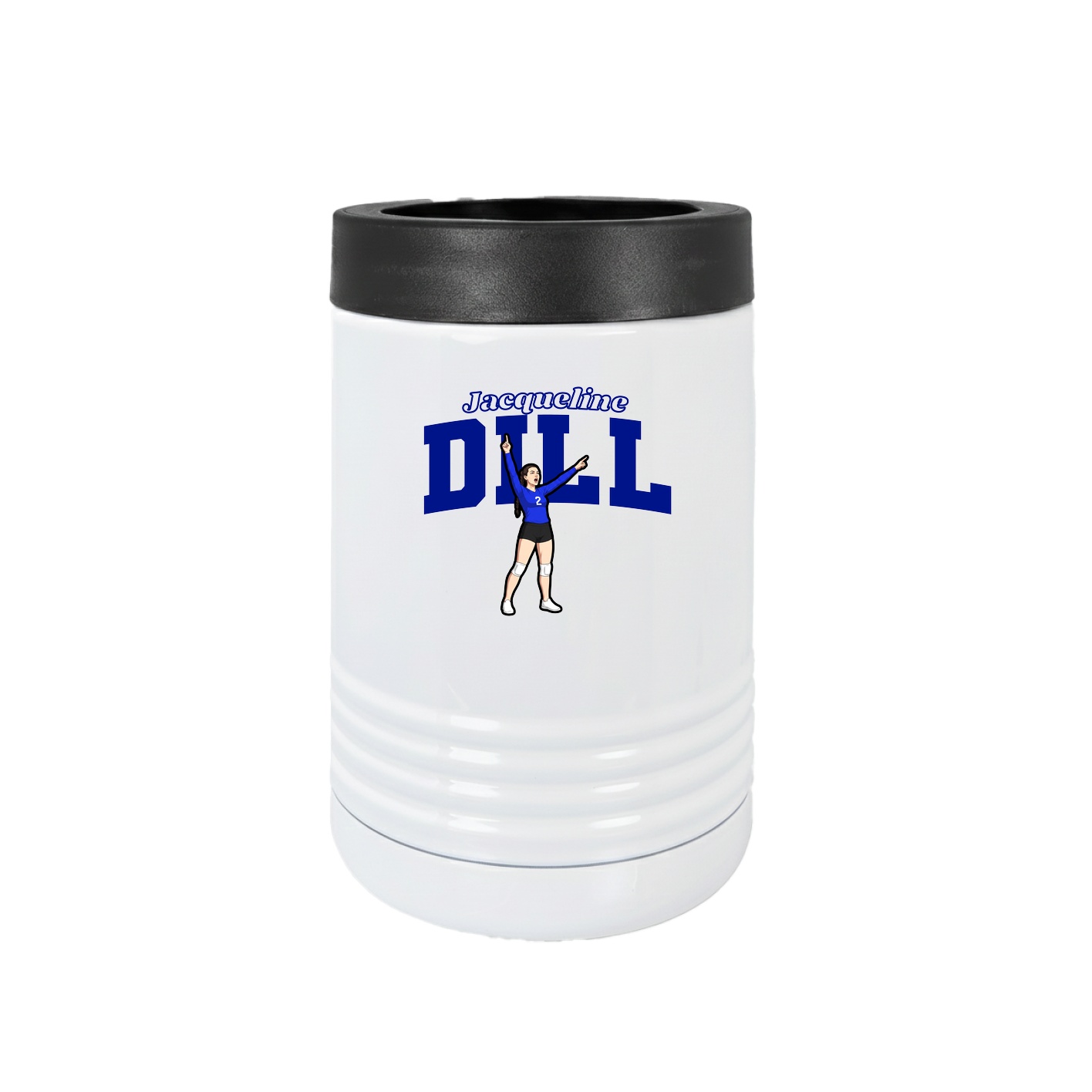 Beverage Holder — Name Arch in White