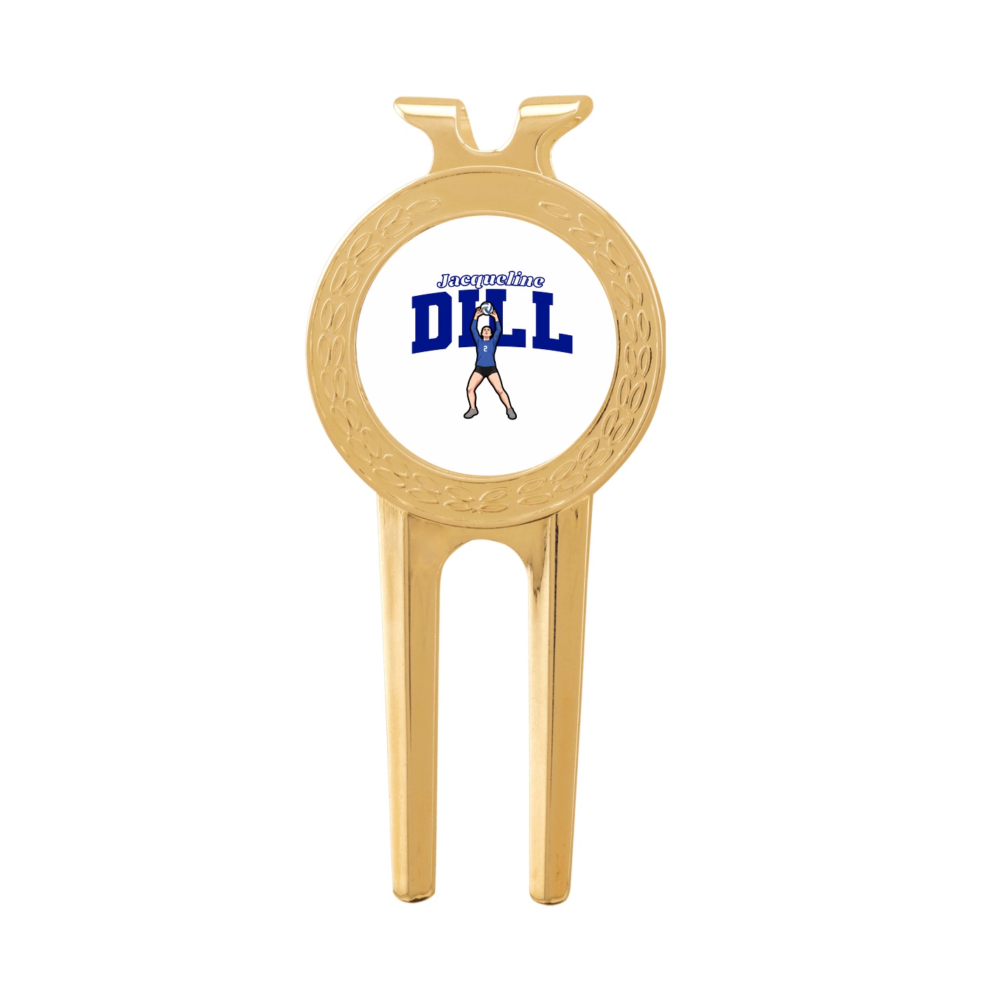 Divot Tool with Ball Marker — Name Arch in Classic