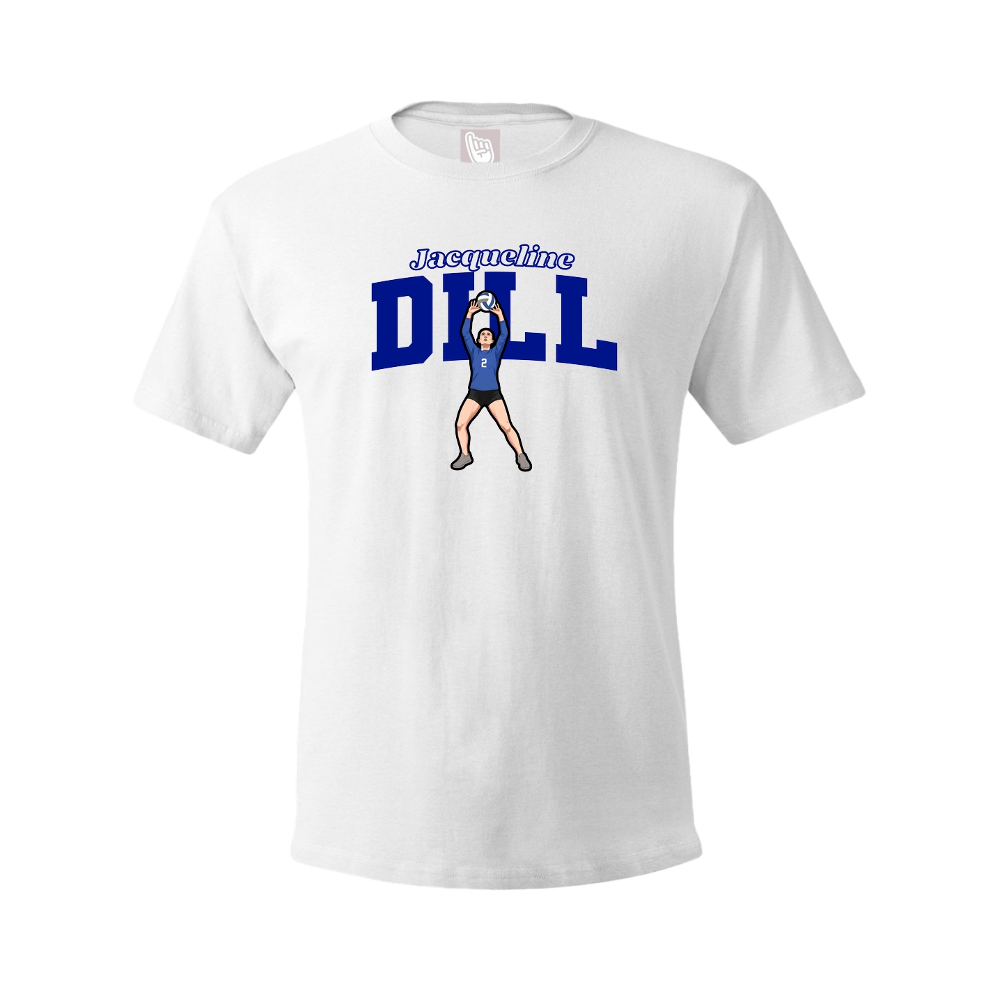 Tee — Name Arch in White