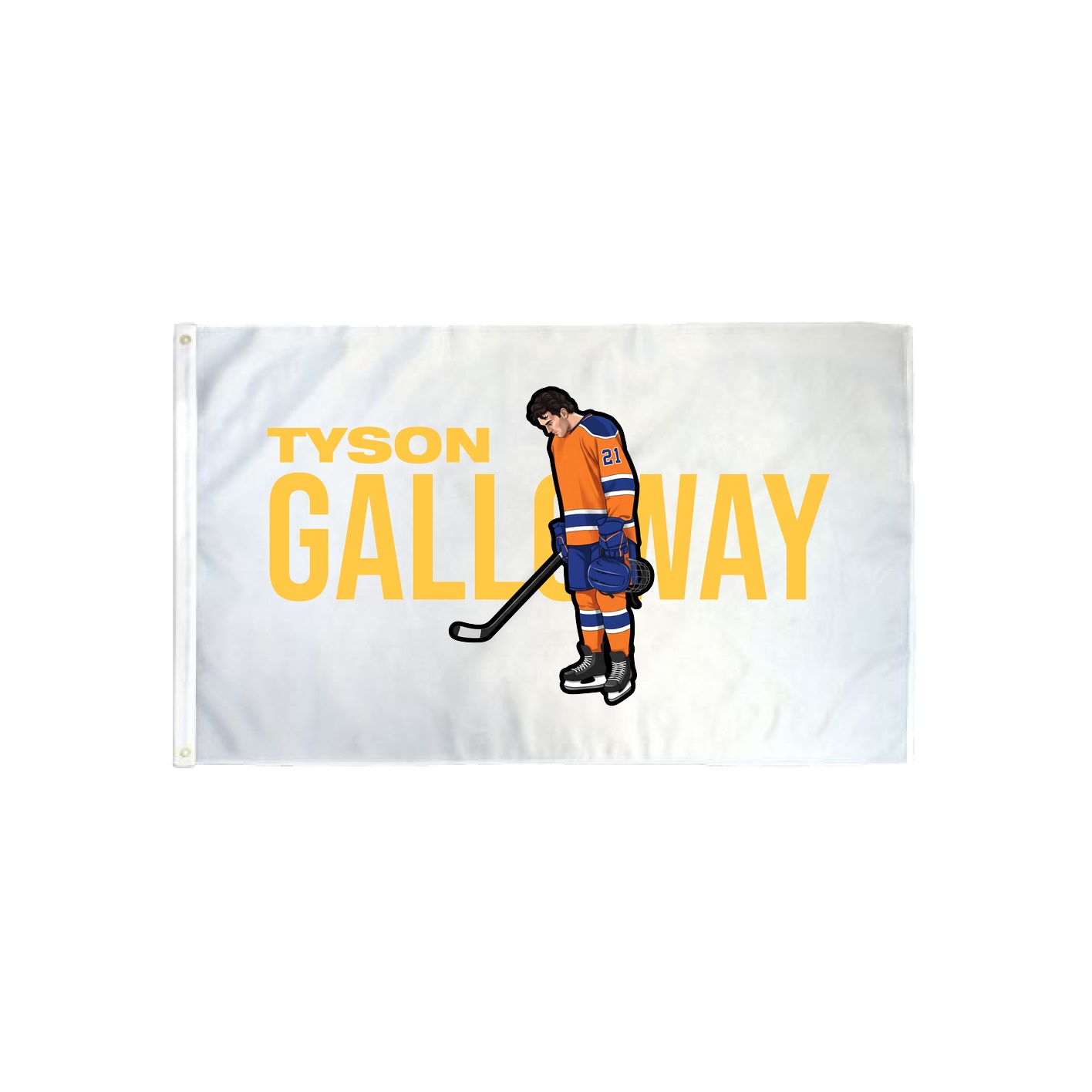 3x5 Flag — Player Name in Classic