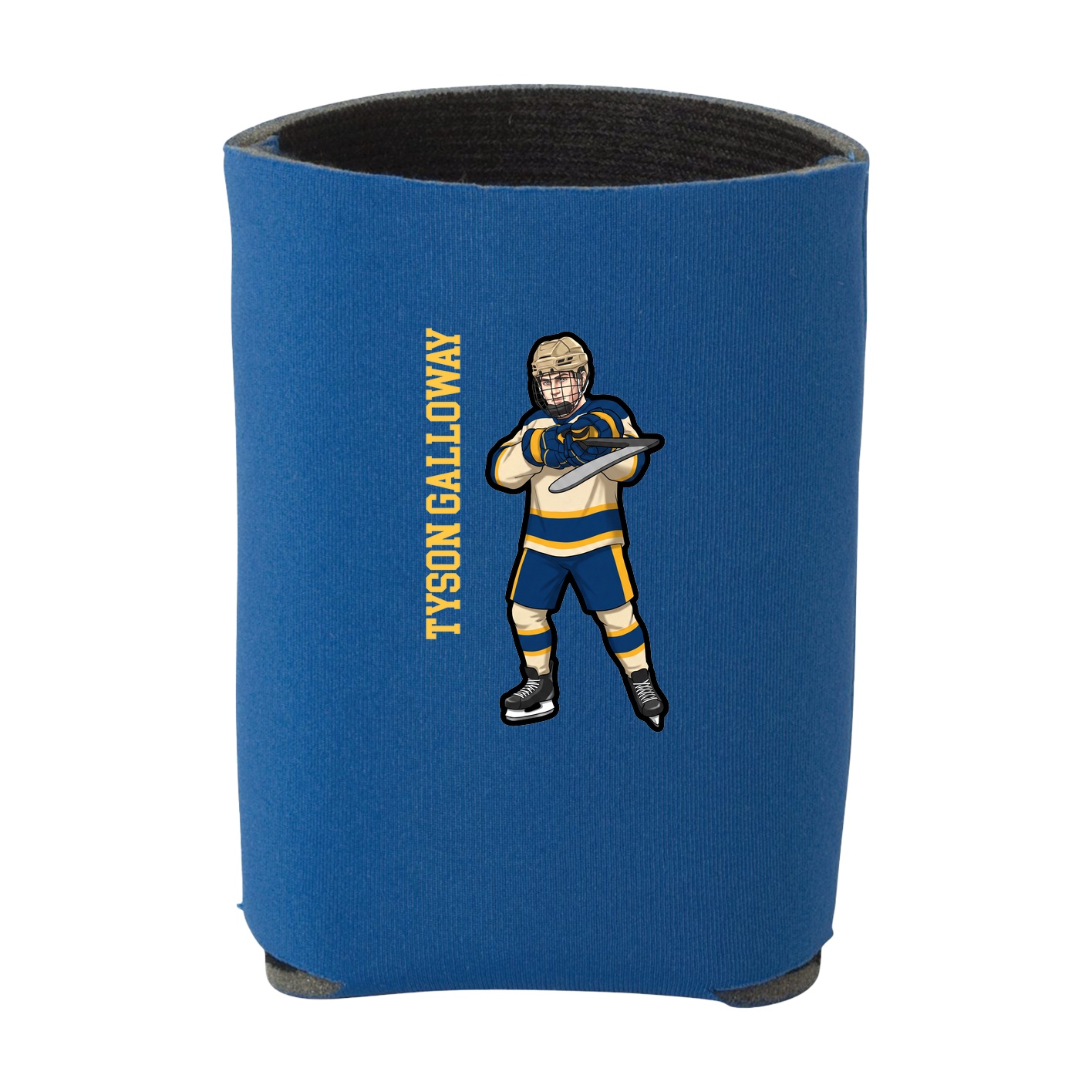 Can Holder — Name Vertical in Royal