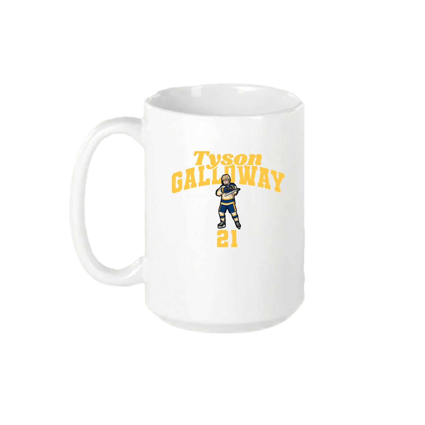 15oz Coffee Mug — Signature Arch in White