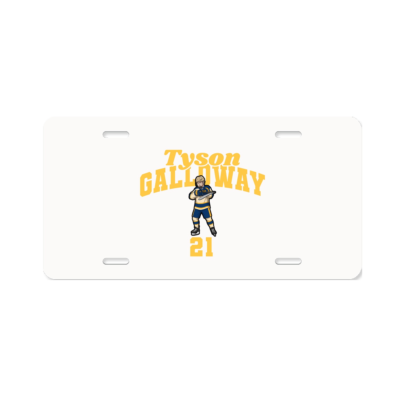License Plate — Signature Arch in Classic