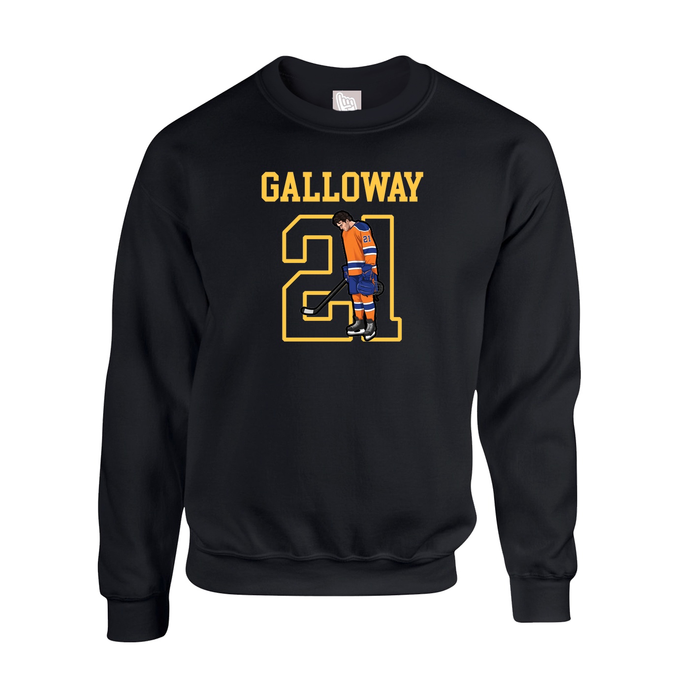Fleece Crew — Shirsey in Black