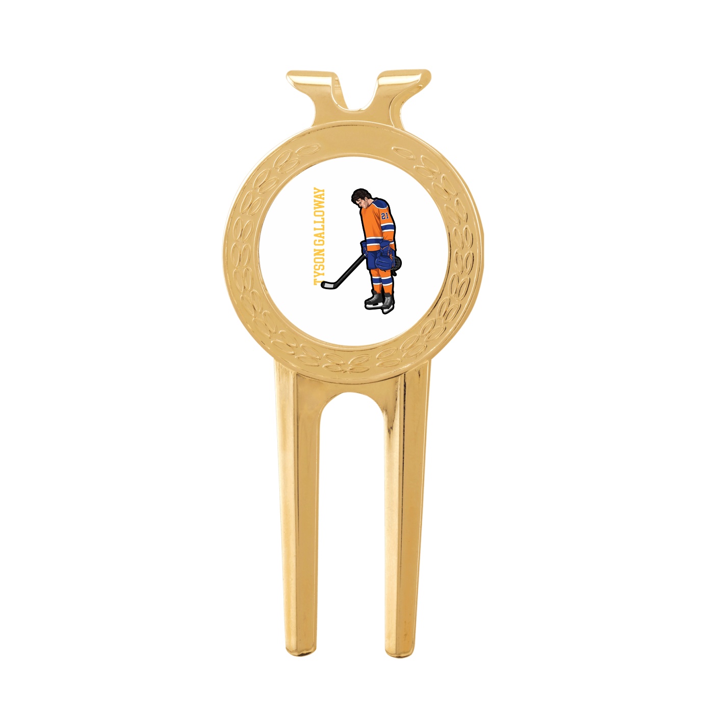 Divot Tool with Ball Marker — Name Vertical in Classic
