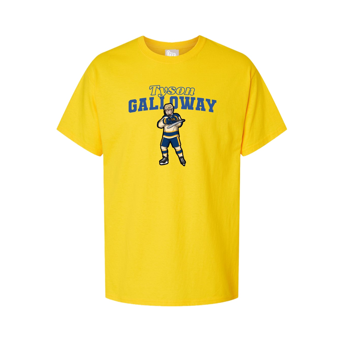 Tee — Name Arch in Gold