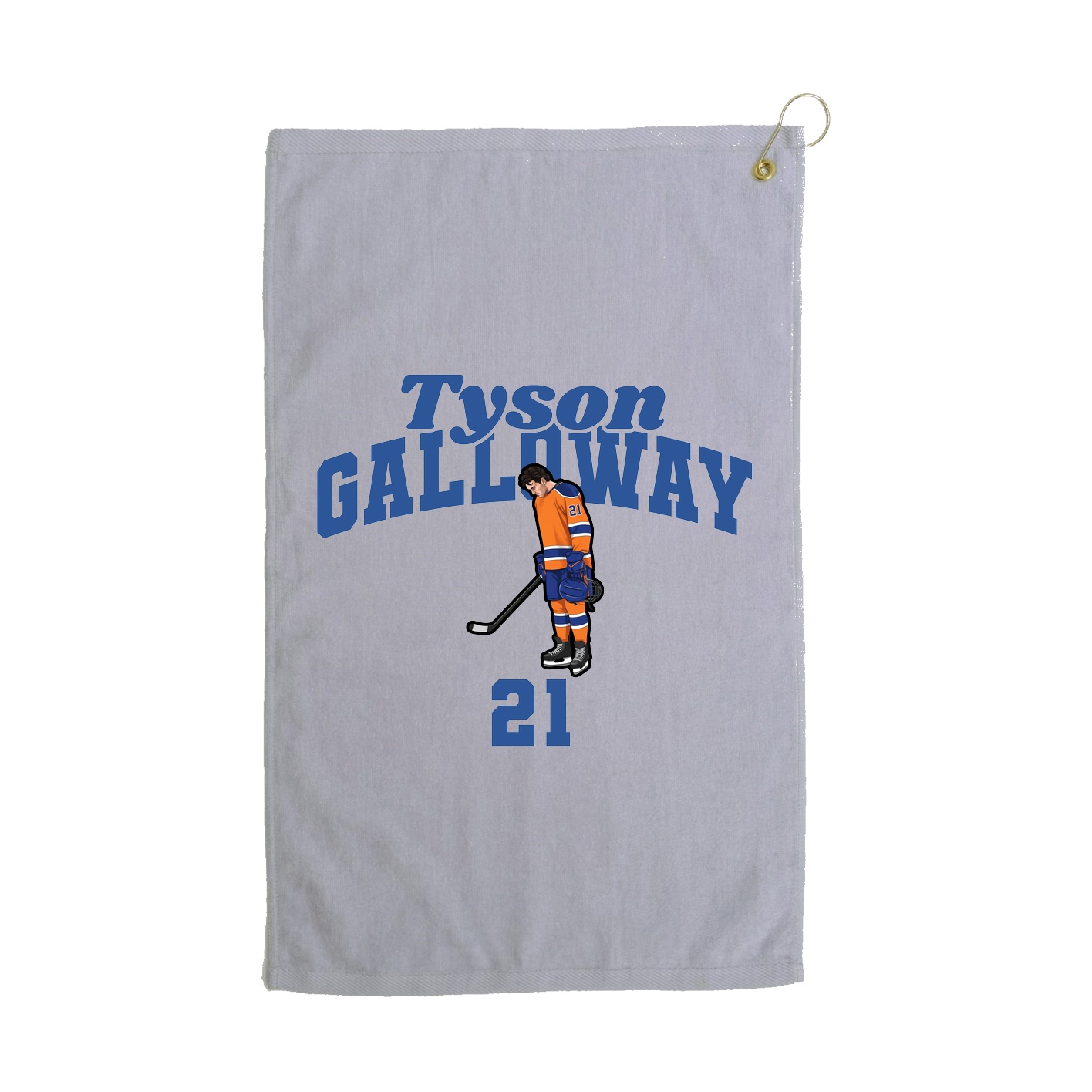 Golf Towel — Signature Arch in Grey