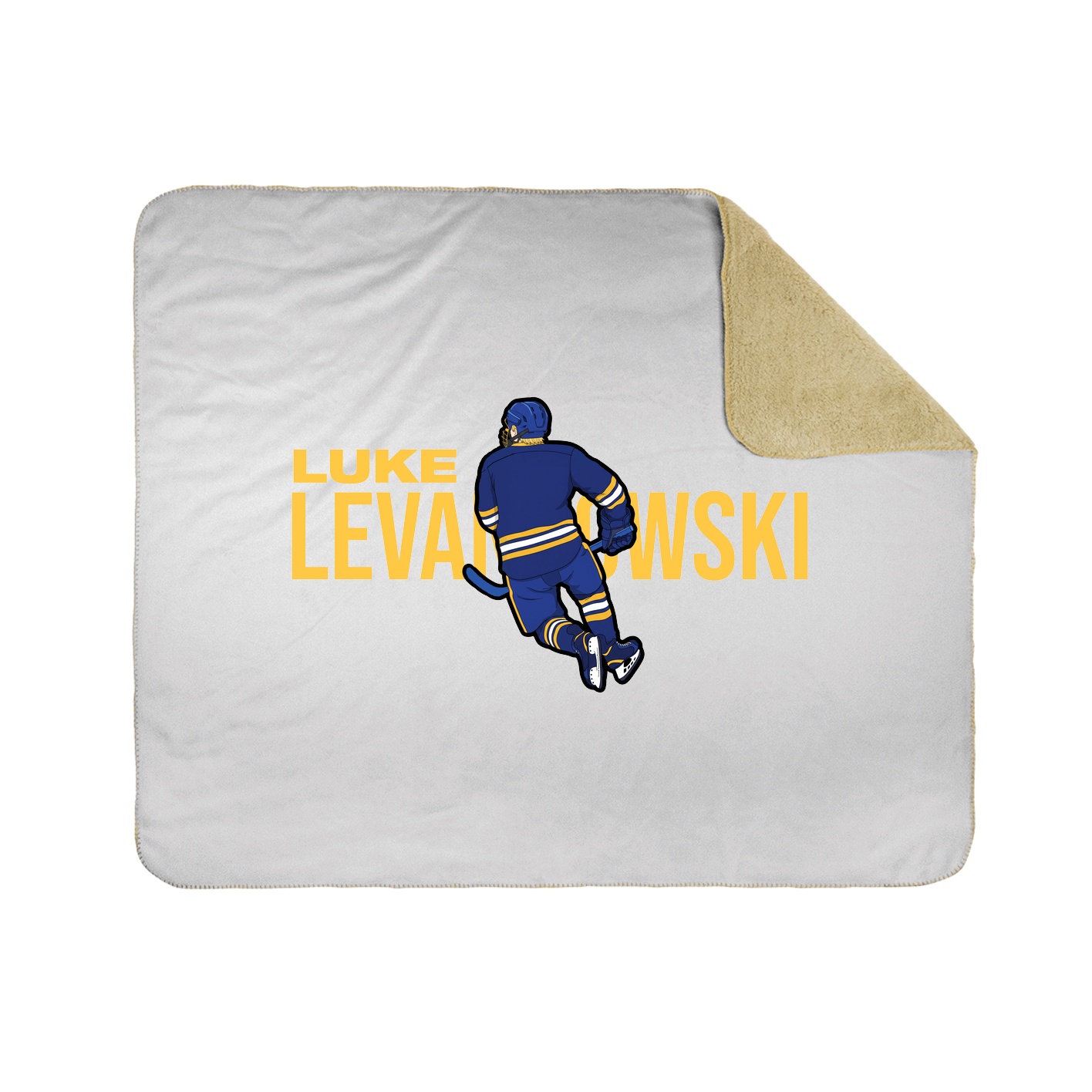 Throw Blanket — Player Name in White