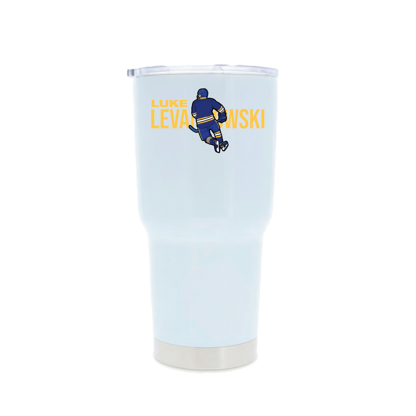 30oz Stainless Steel Tumbler — Player Name in White