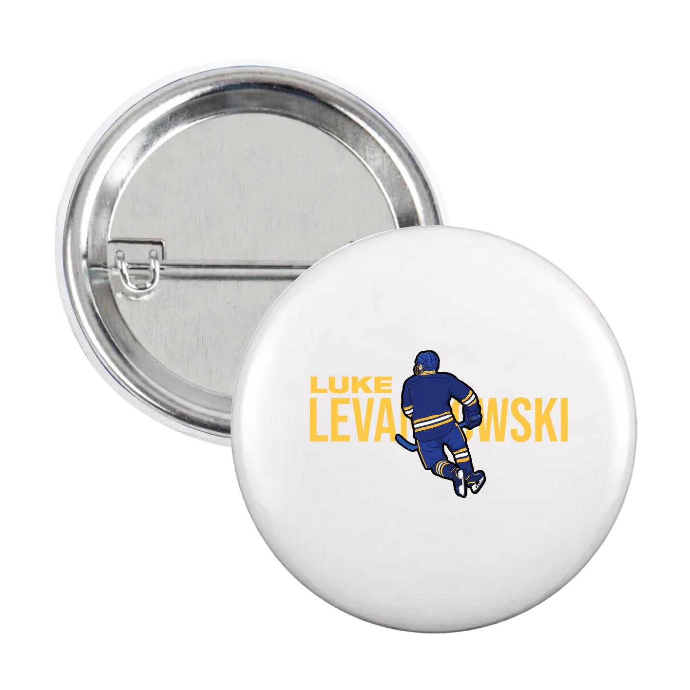 Game Day Button — Player Name in White