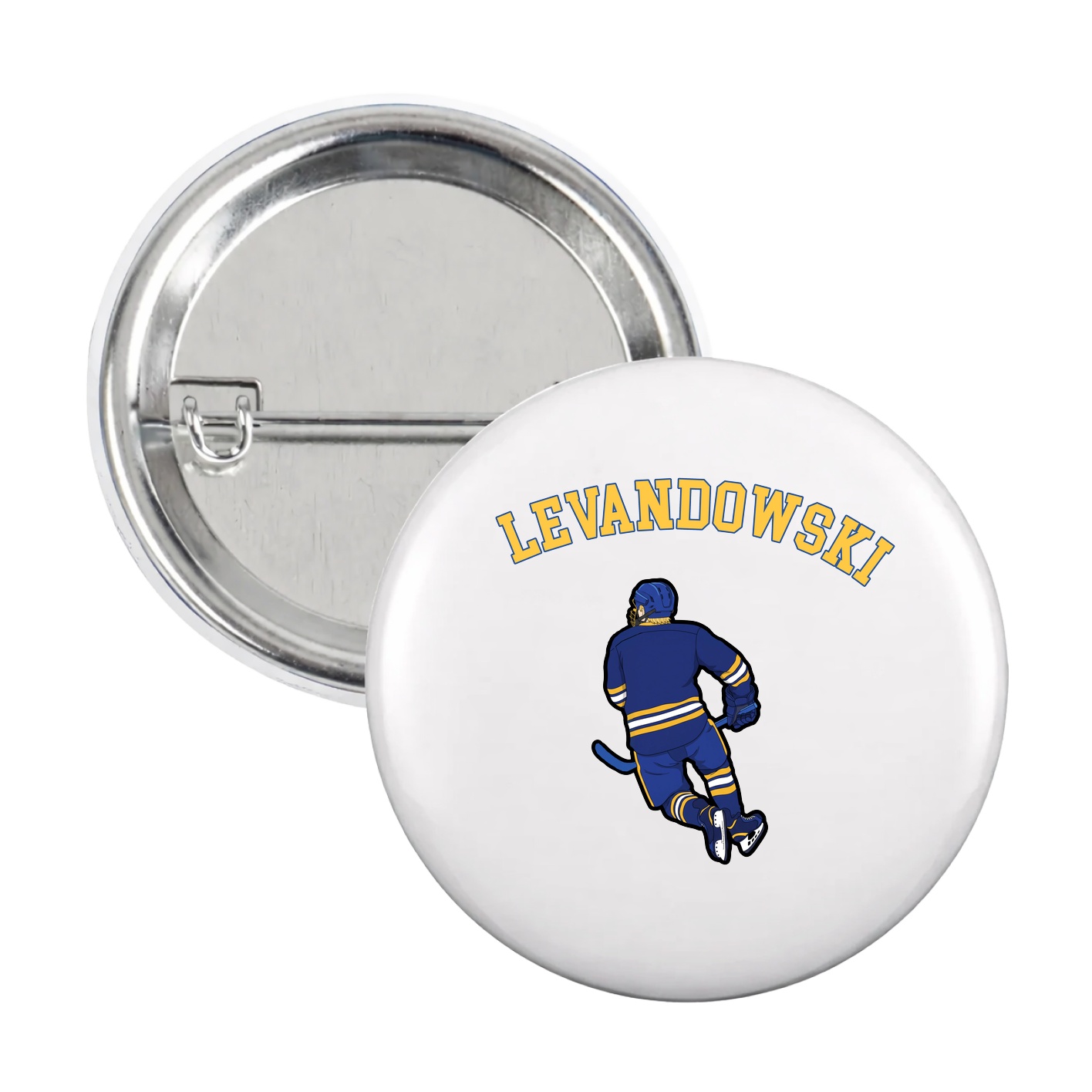 Game Day Button — Shirsey Arch in White